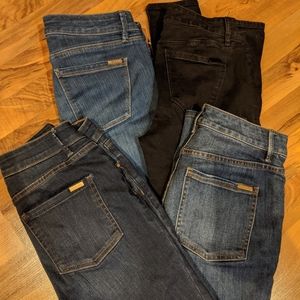 Lot of White House Black Market skinny jeans sz 4
